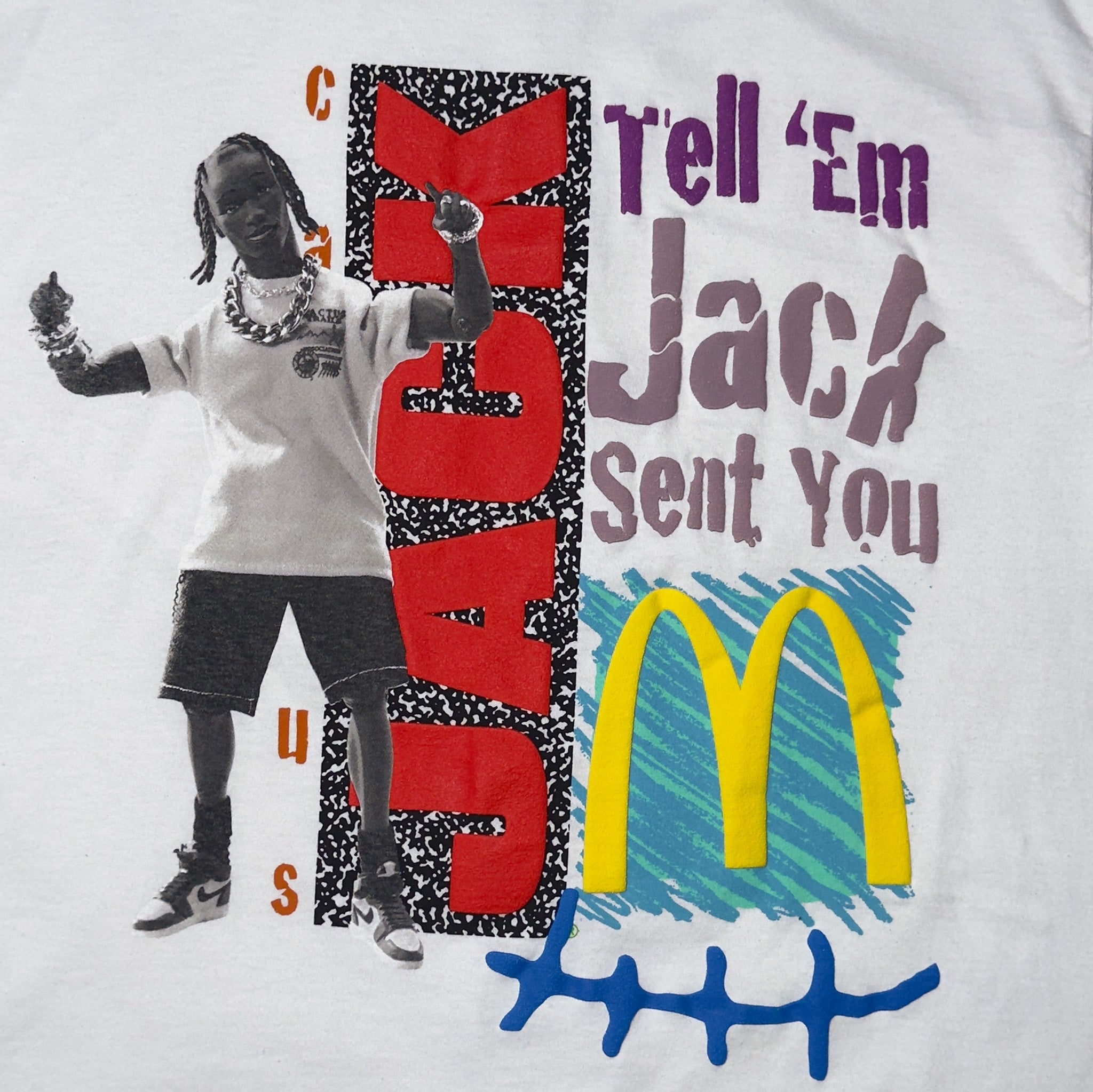 Travis Scott x McDonald's Jack Smile Tee