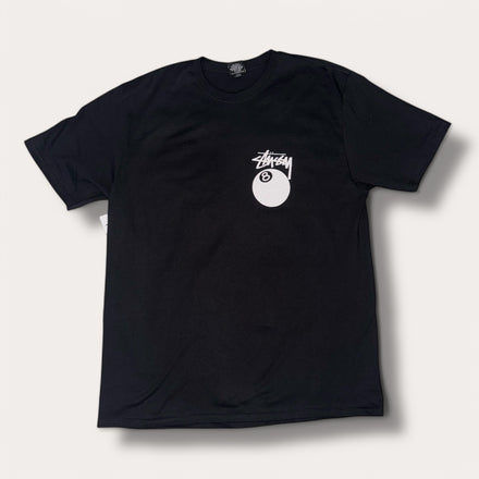 Stussy Black 8-Ball Logo T-Shirt