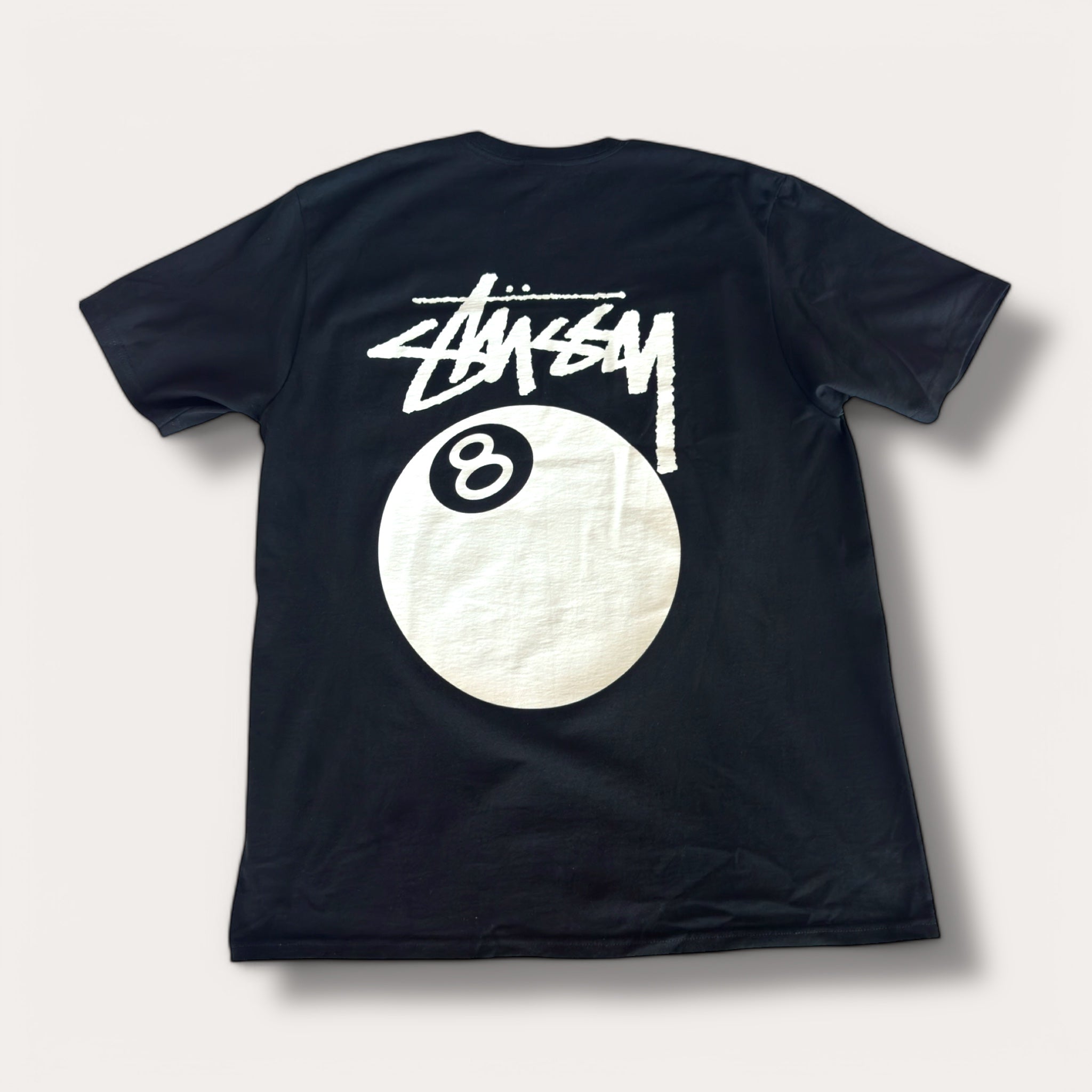 Stussy Black 8-Ball Logo T-Shirt