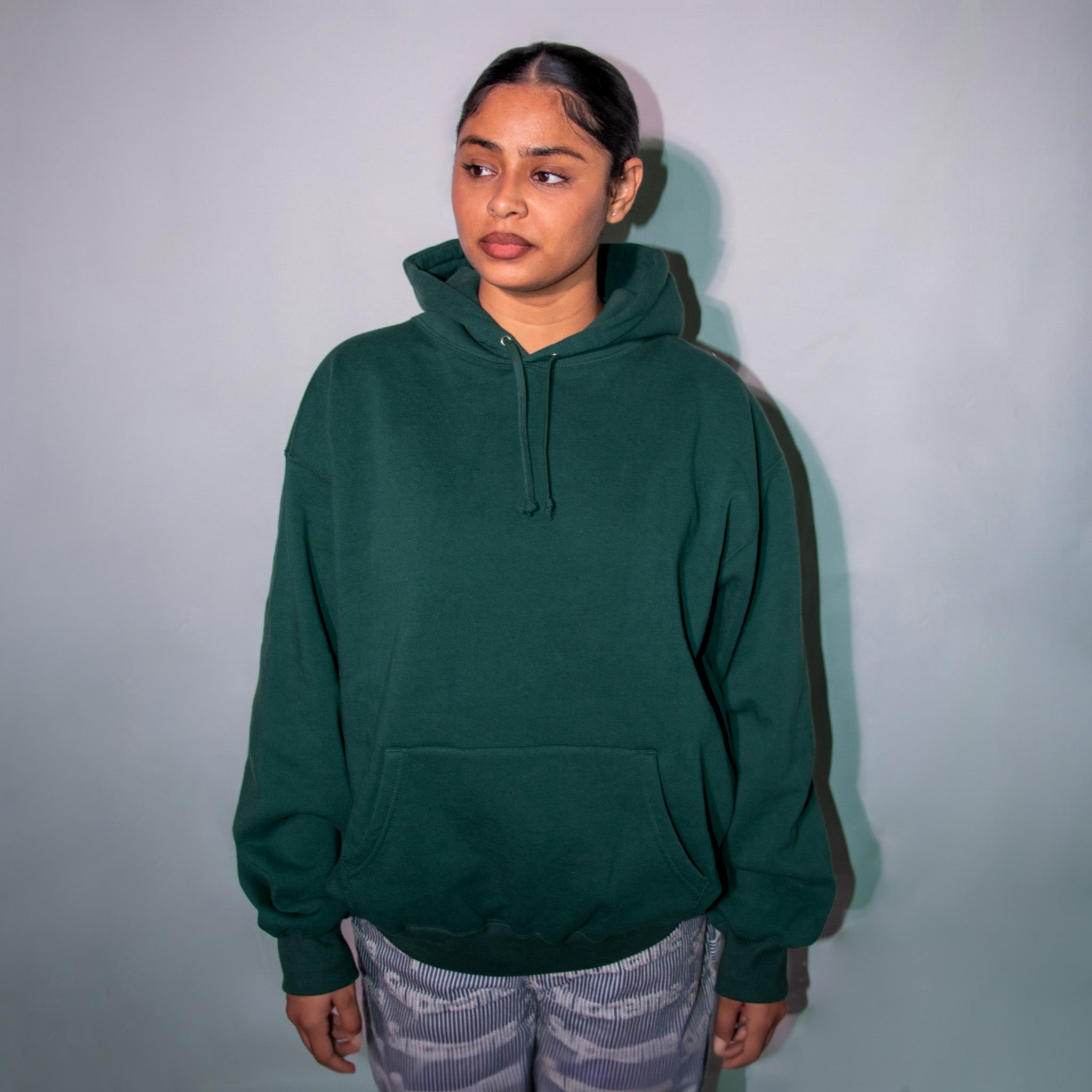 Supreme Satin Applique Hooded Sweatshirt