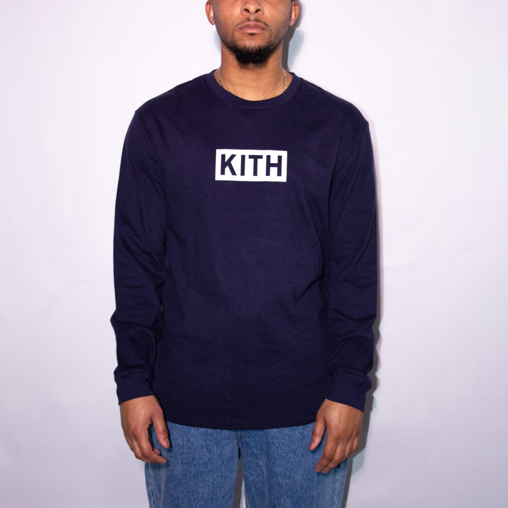 Kith Navy Blue Long Sleeve