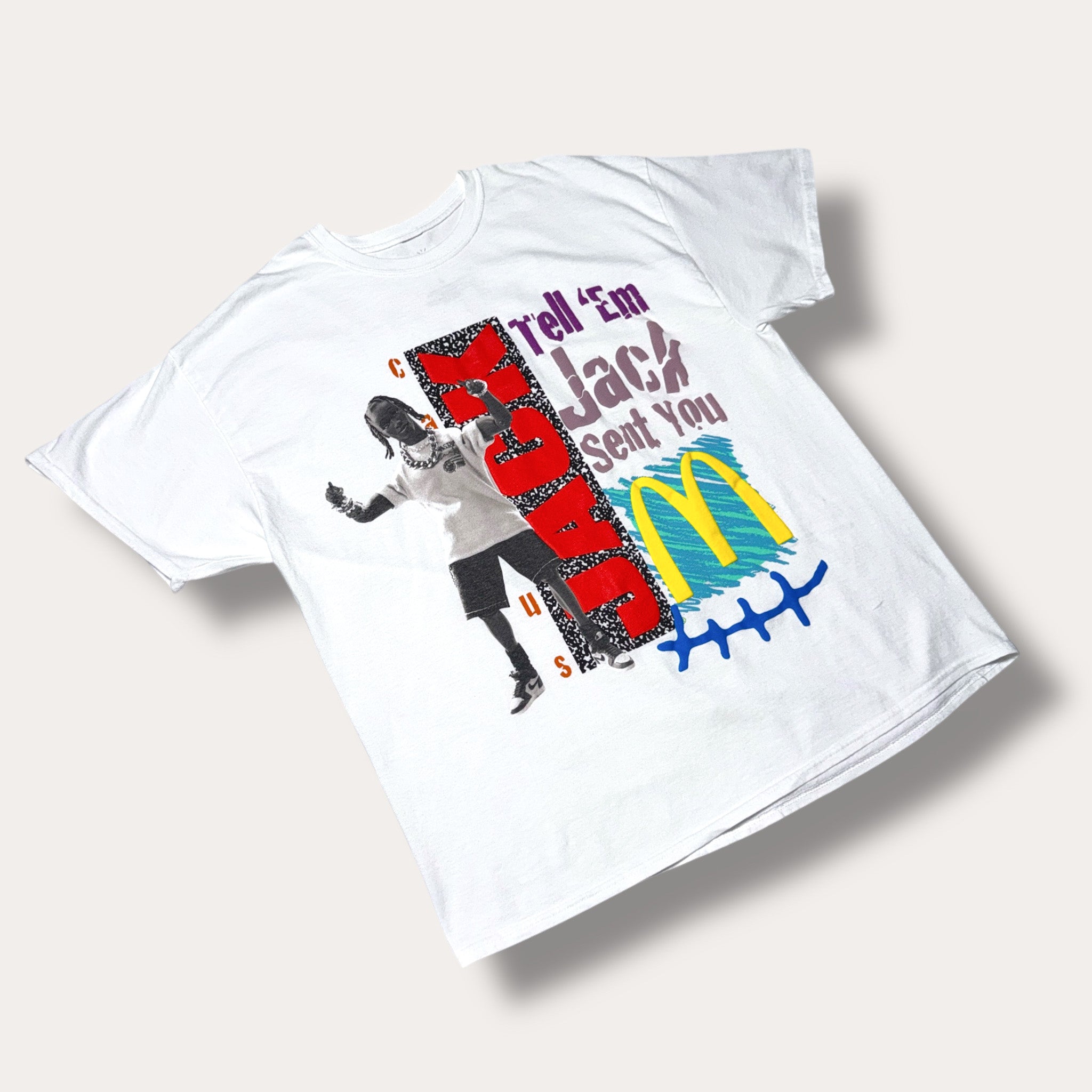 Travis Scott x McDonald's Jack Smile Tee